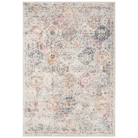 Safavieh 10 x 14 ft. Madison Power Loomed Rectangle Area Rug Grey & Gold MAD611F-10